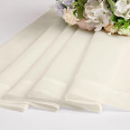Cream Sheer Curtains 78 inches Long 2 Panels Set - Image 7