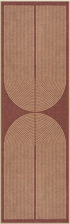 Lahome Modern Rainbow Easy Jute Entryway Rug, Washable Kitchen Runner Rug | - Image 8