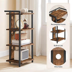 HOOBRO 4-Tier AV Media Stand, Media Console - Image 5