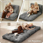 Folding Sofa Bed, Convertible Sleeper Chair - Image 4