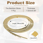 MECCANIXITY 7 Rolls Bamboo Strips - Image 2