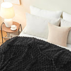 NEWCOSPLAY Fleece Clouds Cozy Twin Blanket - Image 8