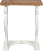 Kate and Laurel Wyldwood Rustic French Solid Wood Side Table, Chic Farmhouse - Image 5