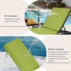 80x26x4in Lounge Cushions for Outdoor Furniture, Outdoor Lounge Chair Cushions - Image 5