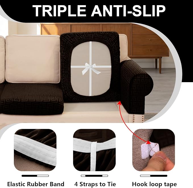 UNBBRRL Stretch Couch Armrest Covers - Image 3