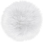 15.7 Inch Mini Small Fur Rug Round - Image 9