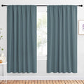 NICETOWN 2 Panels Blackout Curtains, Rod Pocket Window Curtains Room Darkning by NICETOWN