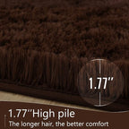 LOCHAS 5x8 Area Rugs Fluffy Living Room Carpets - Image 4