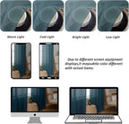 Chyhomenyc Stone Blue Sheer Curtains 78 Inches Long 2 Panels Set - Image 8