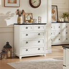 Joaxswe Farmhouse 5 Drawer Dresser - Image 8