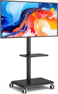 Rfiver Rolling TV Stand with Shelf by Rfiver
