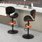 civama Bar Stools 1 PC for Kitchen Counter, Adjustable Bar Height Chairs - Image 9
