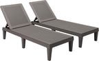 Devoko Outdoor Chaise Lounge Chair Set of 2 by DEVOKO