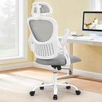 Sweetcrispy Home Office Desk Chair, Ergonomic High-Back Mesh Rolling Work by Sweetcrispy
