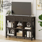 FATORRI Rustic 6 Cube Storage Organizer Bookshelf - Image 3