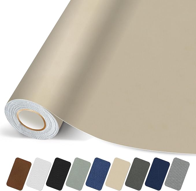 Canvas Repair Patch, 17X79 Inch Strong Sticky Fabric Repair Tape, Self-Adhesive by Lifenion