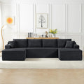 125" Modular Sectional Sleeper Sofa, Boneless Cloud Couch by HANXIN