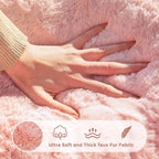 MAXYOYO Bean Bag Chair for Adults, Floral Shaped Bean Bag Sofa, Ultra Soft Faux - Image 4
