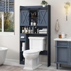 Vabches Over The Toilet Storage Cabinet, Farmhouse Storage Cabinet Over Toilet - Image 6