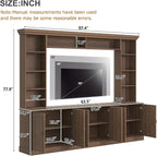 Merax 97.4" W Wall Unit Entertainment Center, TV Stand - Image 6