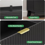 Fluted Dresser for Bedroom - Image 6