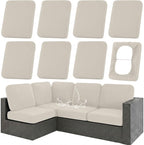 Waterproof Outdoor Cushion Covers, Stretch Patio Slipcovers | UV Resistant by hyha