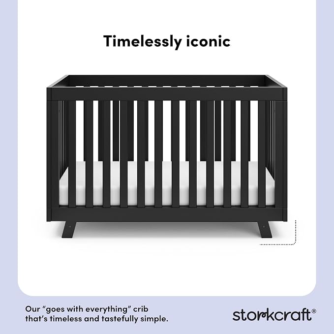 Storkcraft Beckett 3-in-1 Convertible Crib – GREENGUARD Gold Certified - Image 4
