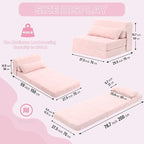 Tiita Convertible Folding Sofa Bed Single Size - Image 2