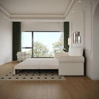 3 in 1 Convertible Sleeper Sofa Bed, 93.7" King Size Sofa Sleeper - Image 5