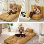 Folding Sofa Bed, Convertible Sleeper Chair - Image 6