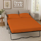 Sleeper Sofa Bed Sheet, 100% Cotton 400 Thread Count, 4 Piece Set, Deep Pocket - Image 4