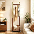 Taitiy Clothes Rack Solid Wood Coat Rack, Metal and Solid Wood Combination by Taitiy