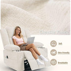 Korser 360° Swivel Rocker Recliner - Image 7