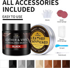 Leather Recoloring Balm with 100ml Mink Oil, Car Seats, Dye & Restorer - Image 6