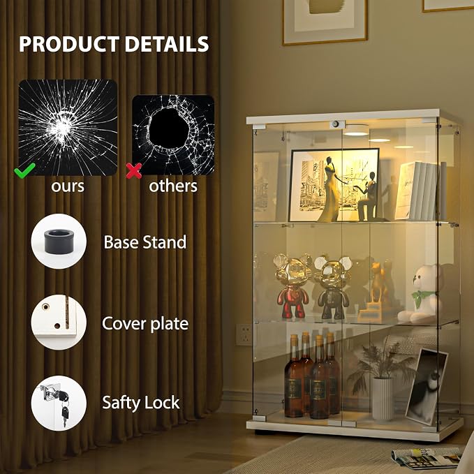 FANYUSHOW Glass Display Cabinet - Image 7