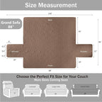Quilted Grand Sofa Covers Washable, Couch Cover - Image 6