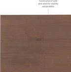 Linon Lucy Natural Wood and Linen Upholstered Corner Nook Kitchen Dining Set - Image 14