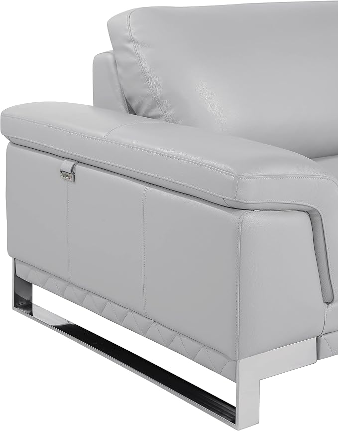 Blackjack Furniture Weston Collection Genuine Italian Leather Living Room Chair - Image 7