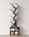 SUNMORY 6 Tier Tree Bookshelf, Tall Bookcase by SUNMORY