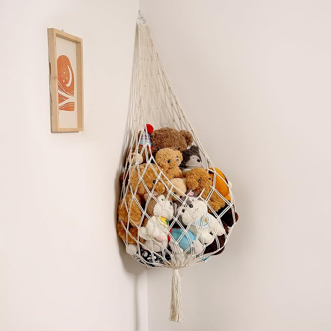 Amdermi Stuffed Animal Storage Organizers Toy Hammock Corner Hanging Net Stuffy by Amdermi