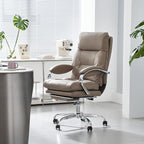 LEAGOO Office Chair with Foot Rest, Executive Reclining Office Chairs with Arms - Image 2