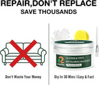 White Leather Repair Kit, Leather Recoloring Balm – Restore & Repair Faded - Image 3