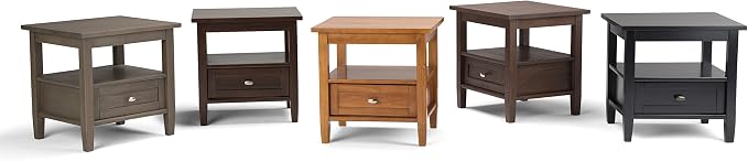 SIMPLIHOME Warm Shaker End Table - Image 6
