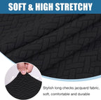 Smiry Waterproof Couch Cushion Covers, Stretch Jacquard Sectional Couch Covers - Image 7