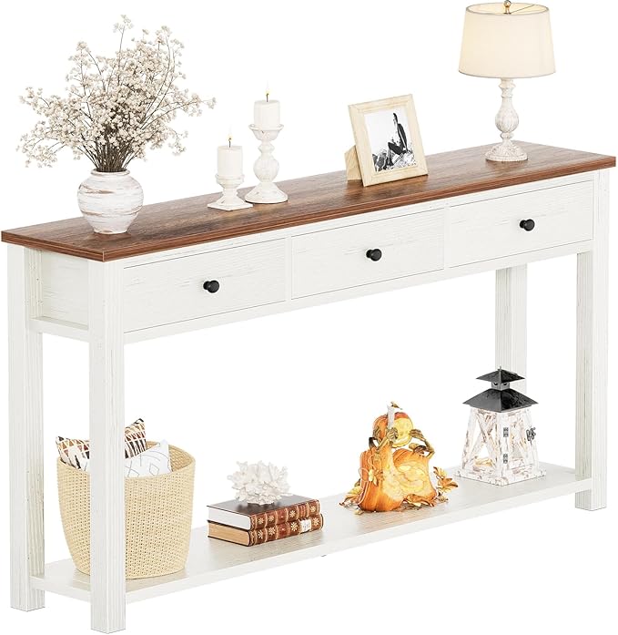 Homieasy Farmhouse Console Table by Homieasy