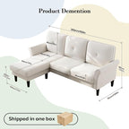 Welzona Sectional Couches for Living Room, L Shaped Couch - Image 2