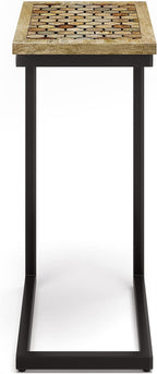 SIMPLIHOME Davisville SOLID MANGO WOOD 11 inch Wide Rectangle Boho C Side Table - Image 4