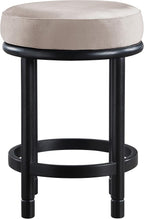 Meridian Furniture 977Taupe-C Monette Collection Art Deco Counter Stool - Image 4