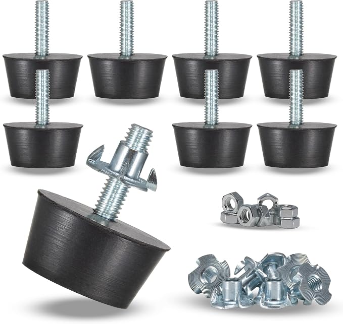 NEWBYTEK M6 Thread Furniture Feet Levelers, Floor Protection Feet Glides by DIYfurniturerepairtools