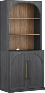 BELLEZE 72" Tall Storage Cabinet - Image 8